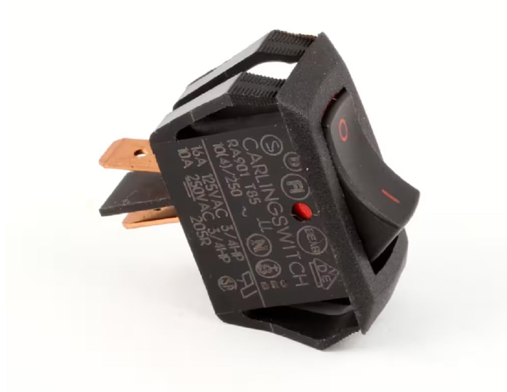 Fits Grindmaster Cecilware Rocker Switch On/Off SPST 10A 250VAC by Generic – Model 205R