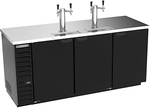 Beverage Air Commercial Kitchen DD78HC-1-B Draft Beer Cooler