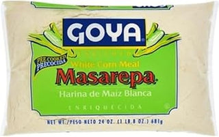 Goya Enriched White Corn Meal Masarepa, 24-Ounce (Pack of 12)