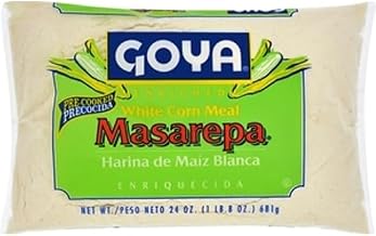 Goya Enriched White Corn Meal Masarepa, 24-Ounce (Pack of 12)