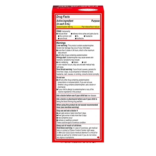 Tylenol Bubblegum / 4 Ounce / 2 Cold & Flu Relief