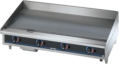 Star Manufacturing 48" Gas Griddle - Thermostatic, 1" Steel Plate