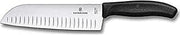 Victorinox Fibrox 7-Inch Granton Edge Santoku Knife