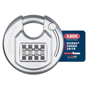 ABUS With code / Single / Silver Combination Padlocks