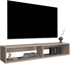 Lakes TV Stand with 2 Shelves – TV Stand & Media Console with Storage for Living Room, Bedroom & Media Room
