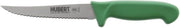 HUBERT Utility Knife Stainless Steel Scalloped with Green Polypropylene Handle - 5"L Blade