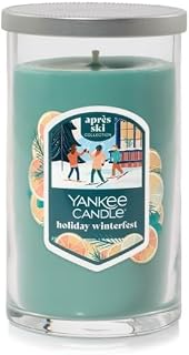 Yankee Candle Medium Tumbler Scented Single-Wick Jar Candle, Apres Skis Collection (Holiday Winterfest)
