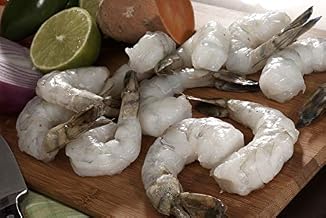 Harbor Seafood Peeled and Deveined Tail On Raw Shrimp, 13/15 Size, 2 Pound -- 5 per case.