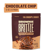 Brownie Brittle Chocolate / 5 Ounce (Pack of 6) / Holiday Brittle