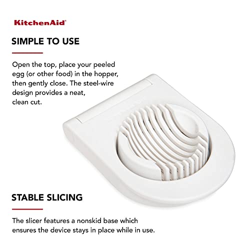 KitchenAid 9 Inch / White / classic Egg Slicers