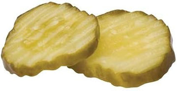 Pickle Hamburger Chip 1/8 Crinkle Cut 4 Case 1 Gallon