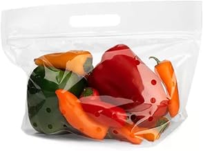 Fantapak Produce Bag 10 x 6.5-2mil - Zip Closure – Vented | 500/Case