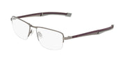 E1182 Matte light gunmetal 54/18/145 MAN Eyewear Frame by Flexon – 54/18/145, Plastic, Matte Light Gunmetal, Model FLEXON E1182