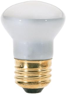 Satco S3604 120V Medium Base 25-Watt R14 Light Bulb, Clear