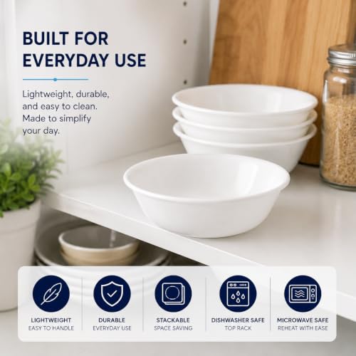 Corelle 10oz Bowl / White / Classic Dessert Bowls