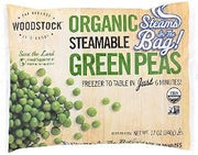 Woodstock Farms Organic Steamable Green Peas, 12 Ounce - 12 per case.
