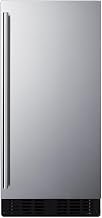Summit 15" Refrigerator, Stainless Steel - ASDS1523 | 18" Shallow Depth, ADA Compliant, 1.72 cu.ft. Capacity