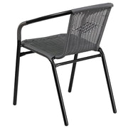 Flash Furniture Clear/Gray / Table + 4 Chair / Round Table + 4 Chairs Bistro Sets