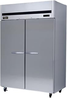 Kool-It KUCR-60-2 Stainless Steel Undercounter Double Door Refrigerator, 60.4" x 30" x 36"