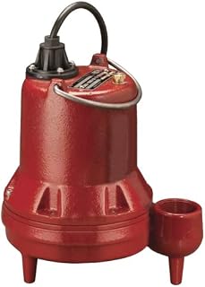 Liberty Pumps LE41M Manual Submersible Sewage Pump 4/10HP, 115V, 10' Cord, 2" Discharge