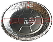 Handi-Foil 9" Aluminum Foil Pie Pan 1" Deep - Disposable Baking Tin Plates (pack of 125)