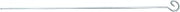 Imex The Fox 60635 – Stainless Steel Barbecue Skewer, 350 x 3 mm, Black