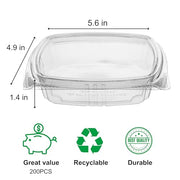 KODA CUP 8oz / Clear / 8.0 fluid_ounces Clamshell Take Out Containers