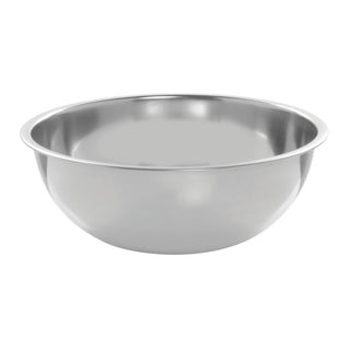 3 qt Mixing Bowl Stainless Steel - 9 16/25" Dia x 3 3/10" H by HUBERT – 3.0 quarts, Stainless Steel, Silver