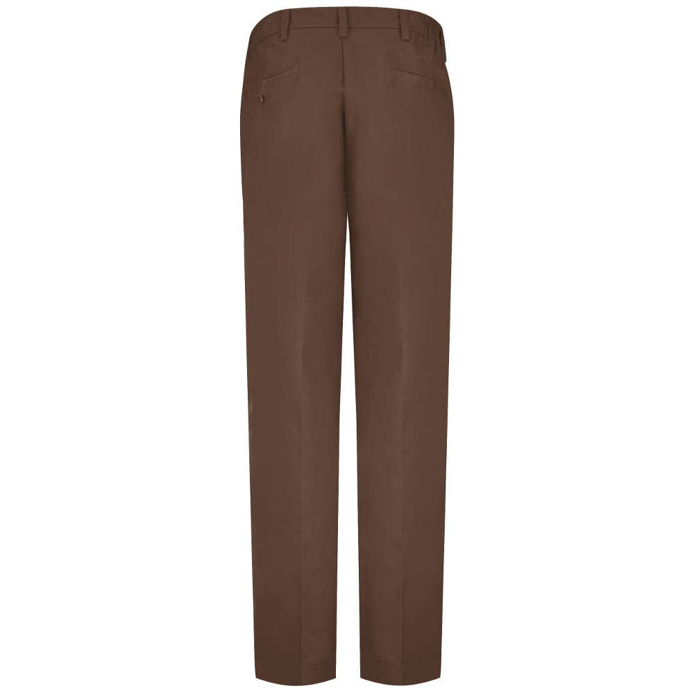 Men's Elastic Insert Pant Brown 34x30-2 Pack by Red Kap – Brown, Pack of 2, Model PT60
