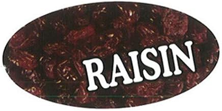 Specialty Printing Oval Raisin Flavor Label, 1.96" x 31/32" | 1000/Roll