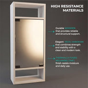Tuhome White / Modern / 1 Medicine Cabinets