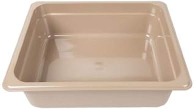Cambro - Hot Food Pan, Plastic - Half Size 4" Deep – Beige