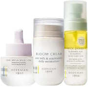 Beekman 1802 Goat Milk Glow Routine – Oh! Mega Milky Facial Oil + Bloom Cream Face Moisturizer + Milk Shake Mini Hydrating Face Mist