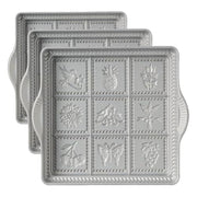 Nordic Ware Non-stick / 9x9 Inches (Pack of 3) / English Shortbread Shortbread