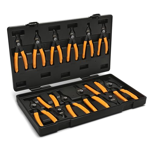 GEARWRENCH 12 Piece Convertible / Black/Red / 1 Snap-Ring Pliers