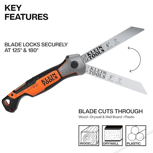 KLEIN TOOLS Multi-Purpose Jab Saw / Black/Orange / 1 Handsaws
