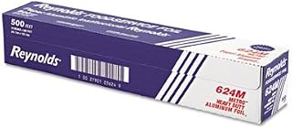 Reynolds Wrap 624M Metro Aluminum Foil Roll, Lighter Gauge Standard, 18" x 500ft, Silver