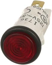 2194190 Signal Light 1/2" Red 125V | Fits Delfield 2194190