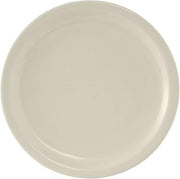 Tuxton China TNR-008 Plate, 9" Diameter, Round, Narrow Rim, Microwave and Dishwasher Safe, Oven Proof, Fully Vitrified, Ceramic, TuxCare, Healthcare, Nevada, American White/Eggshell, Pack of 24