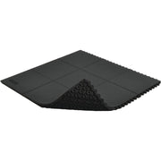 Notrax Black / Standard / 35.8"L x 35.8"W x 0.8"Th Floor Mats & Matting