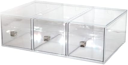 Cal-Mil 1479 Eco Modern Merchandiser, 19" W x 13" D x 6" H, Silver