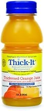 Thick It Aqua Care H20 Thickener Orange Juice Nectar, 8 Fluid Ounce -- 24 per case.