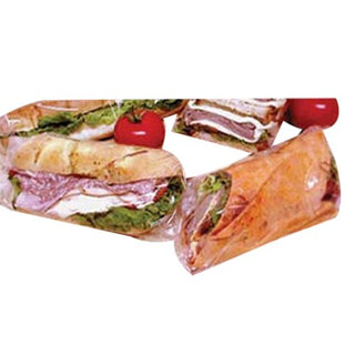 Sndwch Bag by FANTAPAK – Polypropylene, clear, Model PP-5X5+1LIP/TAPE