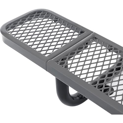 Global Industrial Grey / Industrial / 96 inches x 30 inches x 29.5 inches Picnic Tables