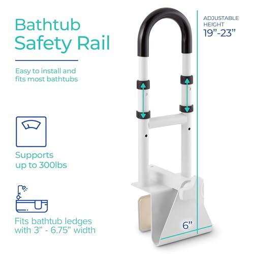 Modern Innovations 2 / 2 Count / White Bath & Shower Grab Bars