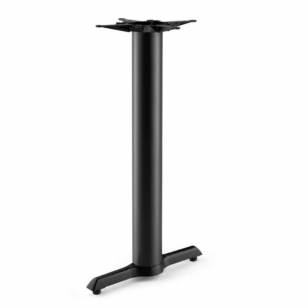 5" x 22" Black Bar Height End Column Table Base by Glownary – 5 Inches X 22 Inches, Beech, Brown, Model 349c5224slf