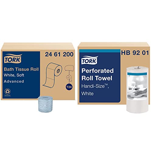 Tork Toilet Paper - Refill + Perforated Paper Towel / 500 Count (Pack of 80), 120 Count (Pack of 30) / mu Paper Towels