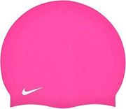 Nike Swim Performance Solid Silicone Cap (Pink Prime, One Size)