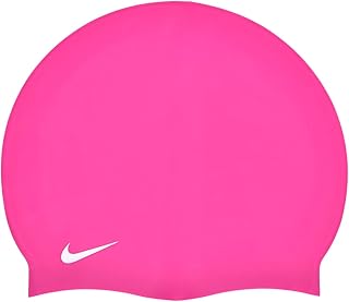 Nike Swim Performance Solid Silicone Cap (Pink Prime, One Size)