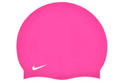 Swim Performance Solid Silicone Cap (Pink Prime by Nike – One Size, Silicone, Pink Prime